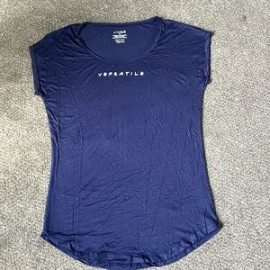 JJ Malibu Men’s Cap Sleeve T Shirt Blue Medium